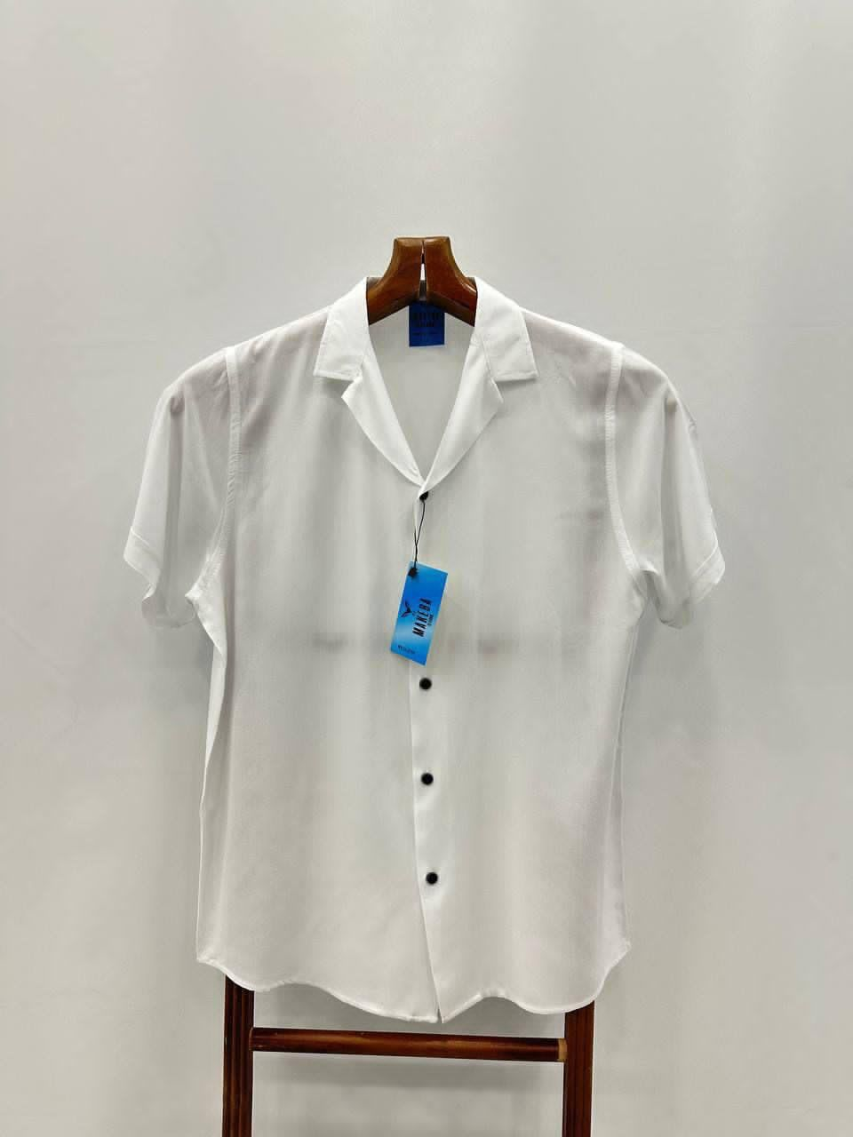 Chemise à Carreaux Vichy en Coton pour Homme